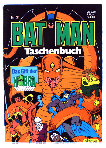 Batman Comic Taschenbuch Nr. 31 (1986) – Das Gift der Kobra | DC Comics kaufen